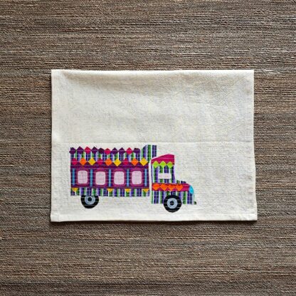 Calyz Indian Truck Tea towel